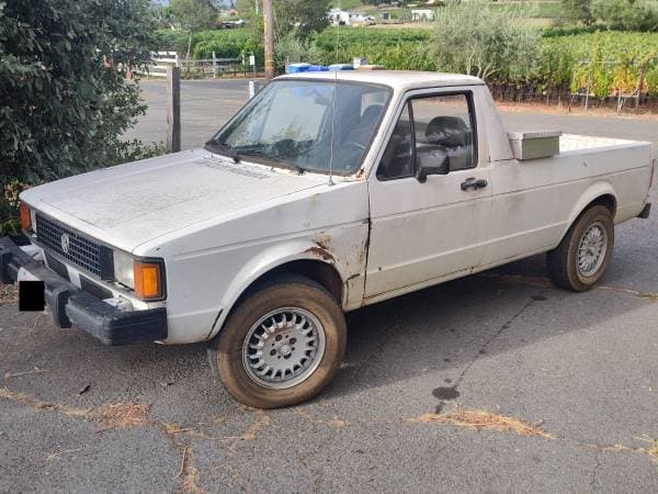 1982 Volkswagen 1.9L Turbo MTDI MK1 Rabbit Pickup